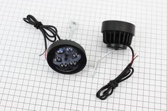 Фара дополнительная светодиодная влагозащитная (65*55mm) - 6 LED с креплением под зеркало, к-кт 2шт, тип 2