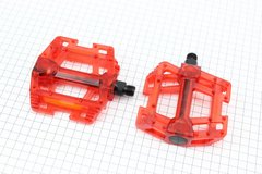 Педали MTB широкие 9/16" (113x103x26.5mm) поликарбонатные, красные HC- JD287