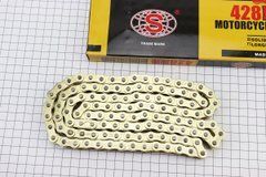 Цепь привода колеса 428Н*116L GOLD