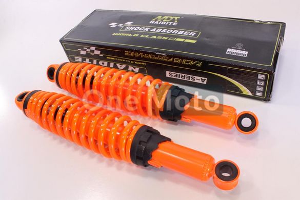 Амортизатор NAIDITE Viper JH-70-110, CB-125-200, CG-125-200 L 340мм задний оранжевый