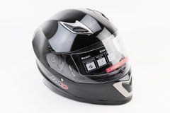 Шлем закрытый BLD-M62 S (55-56см), ЧЕРНЫЙ глянец