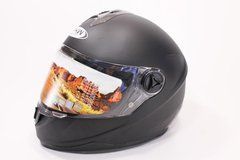 Шлем FXW HF-122 XL(61-62см) черный матовый