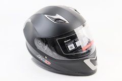 Шлем закрытый BLD-M62 S (55-56см), ЧЕРНЫЙ матовый