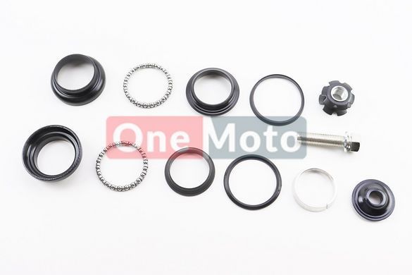 Рулевые чашки BMX 1-1 / 8 "(34 / 28,6x34 / 30) безрезьбовой вилки, черные H878SW