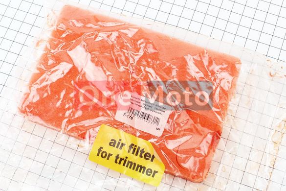 Фильтр воздушный - элемент круглый, поролон с пропиткой, красный, к-кт 5шт