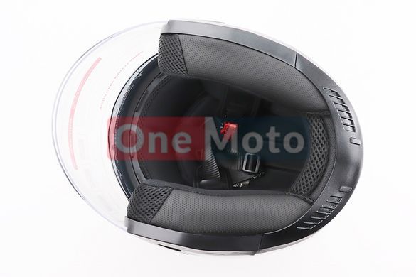 Шлем открытый+откидные очки BLD-708 S (55-56см), ЧЕРНЫЙ глянец