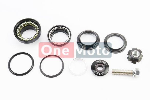 Рулевые чашки BMX 1-1 / 8 "(34 / 28,6x34 / 30) безрезьбовой вилки, черные H879