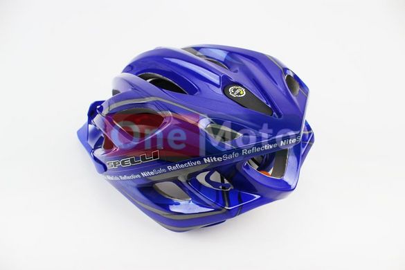 Шлем велосипедный M (55-61 см) съемный козырек, 16 вент. отверстия, системы регулировки по размеру Divider и Run System SRS, синий SBH-5500