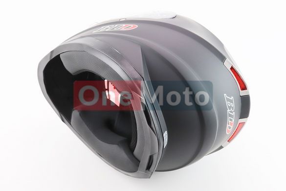 Шлем закрытый BLD-M62 М (57-58см), ЧЕРНЫЙ матовый