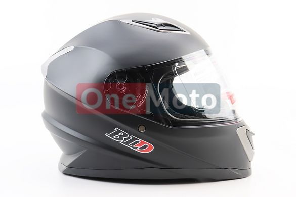 Шлем закрытый BLD-M62 М (57-58см), ЧЕРНЫЙ матовый