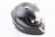 Шлем закрытый BLD-M62 М (57-58см), ЧЕРНЫЙ матовый