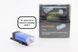 Ліхтар передній 1 діод 180 lumen алюмінієвий, Li-ion 3.7V 800mAh зарядка від USB, вологозахисний, синій MC-QD001 (не допускати повного розряду)