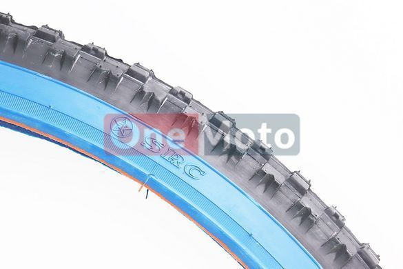 Шина 26"x1,95 (54-559) шипована з синьою смугою SV213
