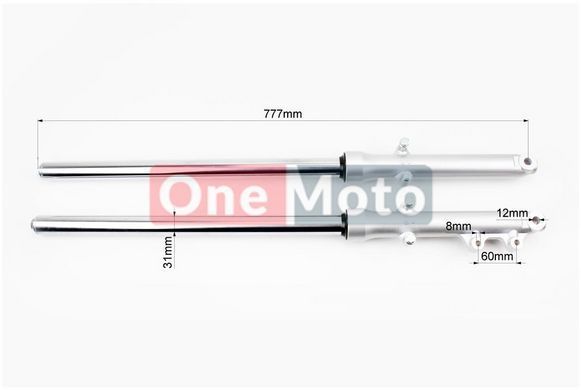 Амортизатор GXparts Loncin Kinlon JL150 L 777мм передній