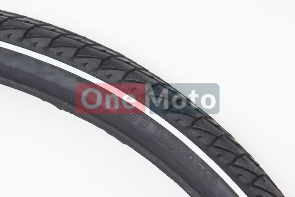 Шина 26"x1,75 (47-559) дорожная с светоотражающей полосой SKIP С1446