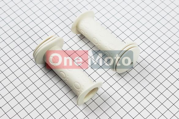 Ручки руля детские 95мм, белые PVC-138A