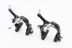 Тормоз "ШОССЕ" V-brake задний+передний, ход колодки 48-68мм, клещевого типа, алюминиевые, черные
