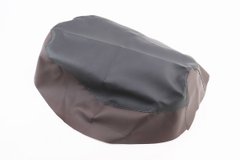 Чехол сидения Honda DIO TACT AF16 (эластичный, прочный материал) черный/коричневый