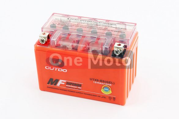 Аккумулятор OUTDO UTX9-BS 9Аh 12V