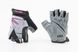 Перчатки детские без пальцев (7-8 лет) черно-серо-розовые, с мягкими вставками под ладонь SKG-1553