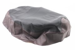Чехол сидения Honda DIO TACT AF24 (эластичный, прочный материал) черный/коричневый