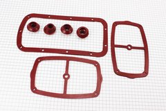 Ремонтный комплект резиновых деталей МТ, 7 деталей, Красный