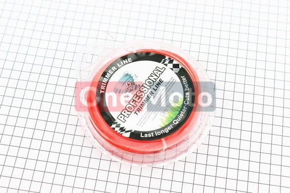 Леска d=3,0mm, 15м "звезда" (разные цвета)