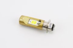 Лампа фары диодная P15D-25-1 - LED-2 (желтая)