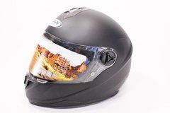 Шлем FXW HF-122 L (59-60 см) закрытый черный матовый