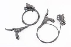 Тормоз Disk-brake гидравлический передний (F160/R140мм)+задний (F180/R160мм), черный