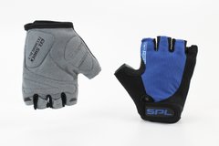 Перчатки без пальцев XS черно-cиние, с гелевыми вставками под ладонь SBG-1457