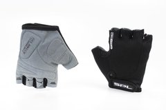 Перчатки без пальцев S черные, с гелевыми вставками под ладонь SBG-1457