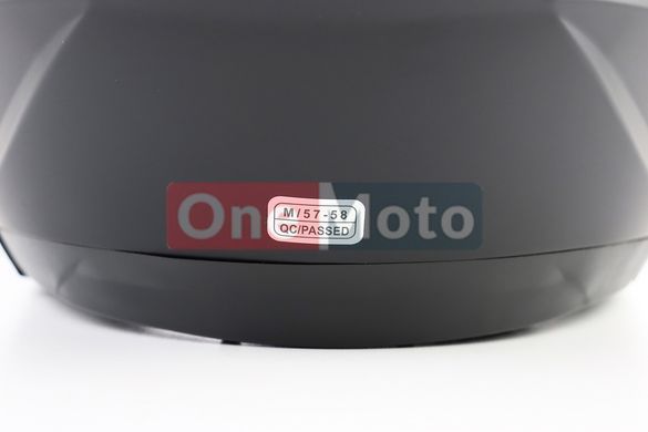Шлем открытый+откидные очки BLD-708 М (57-58см), ЧЕРНЫЙ матовый