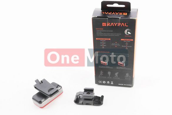Фонарь задний 120 lumen алюминиевый, Li-ion 3.7V 500mAh зарядка от USB, ДАТЧИК СВЕТА, влагозащитный, RPL-2286