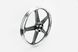 Диск колесный передний литой "под диск" 18Х1,6 ZS-200, серый/бирюзовый (ось 12мм)