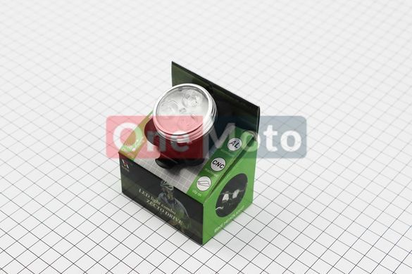 Фонарь передний 3 диода 20 lumen, Li-ion 3.7V 650mAh зарядка от USB, влагозащитный, HJ-030