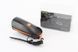 Фонарь передний 1 диод+звонок 4 мелодии, Li-ion 3.7V 1200mAh зарядка от USB, влагозащитный, чёрно-оранжевый FY-058