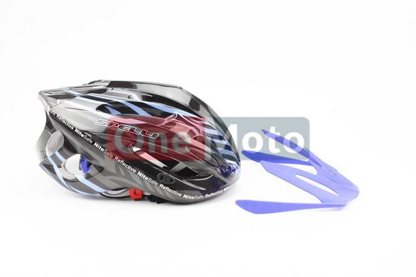 Шлем SPELLI SRS SBH-5900 L (58-61 см) черно-синий