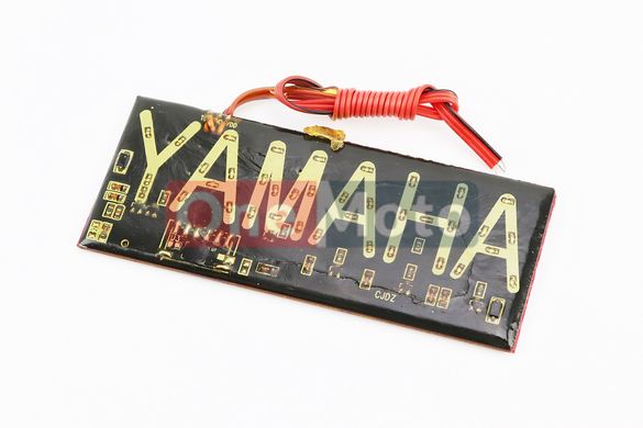 Табличка светодиодная "YAMAHA" (12*5см)