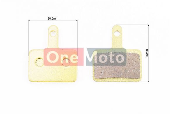 Гальмівні колодки Disk-brake (Shimano BR-M416,575,495,486,485,446,445,395,375), на мідній основі (65%), YL-1001