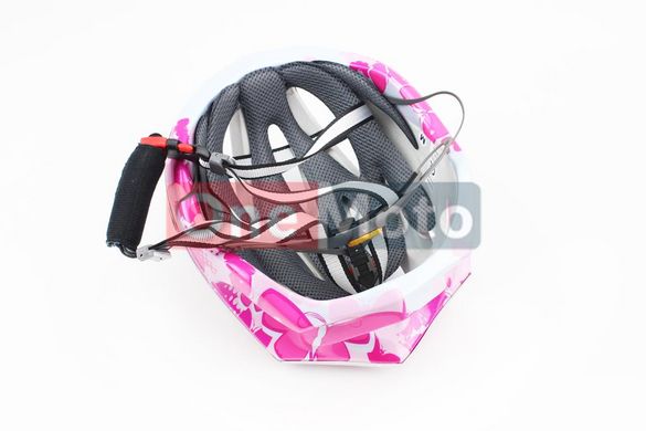 Шлем SPELLI SRS SBH-4000 М (54-57 см) бело-розовый