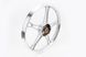 Диск передній литий 1,2-17 "DELTA, сріблястий (вісь 10мм)