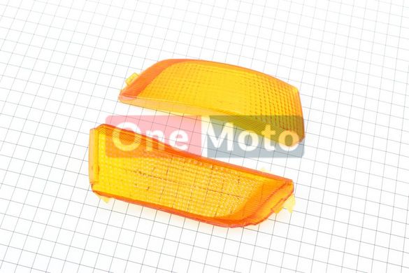 Honda DIO AF-18 "стекло"- поворотов задних к-кт 2шт, желтые