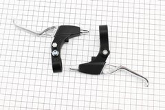 Тормозные ручки V-brake, алюминиевые, черно-серые BL-232