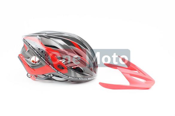 Шлем SPELLI SRS SBH-5500 М (54-57 см) черно-красный