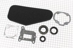 Фильтр-элемент воздушный (поролон) Suzuki AD50/SEPIA + прокладки + сальники, к-кт 11 деталей, "расходники"