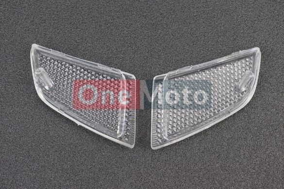 Honda DIO AF-18 "стекло"- поворотов передних к-кт 2шт, прозрачные