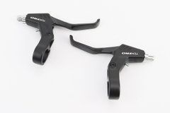 Тормозные ручки V-brake, алюминиевые, черно-серые RS360A