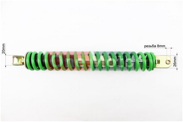 Амортизатор GXparts Honda Dio AF18, AF27, AF34 L 300мм задній