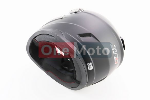 Шлем интеграл, закрытый BLD-М65 L (59-60см), ЧЁРНЫЙ матовый